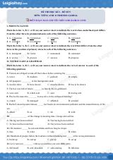 Đề thi học kì 2 Tiếng Anh 11 Friends Global - Đề số 5
